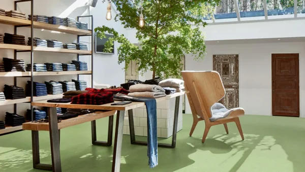 Marmoleum Marbled linoleum flooring